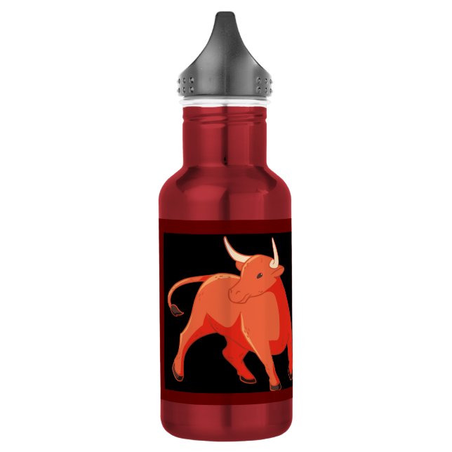 Garrafa de Água (530 ml) - Garrafa de Água de Aço  (Esquerda)