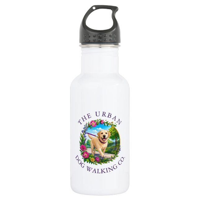 Garrafa de Água 532ml Dog Walker - Labrador (Frente)