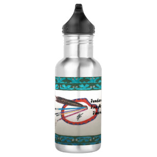 Garrafa de água, artista Pallette do clã do urso