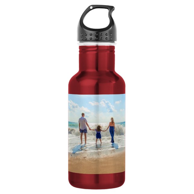Garrafa de Água com Foto Personalizada Presente Pe (Frente)
