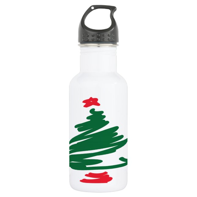 Garrafa de água da árvore de Natal (Frente)