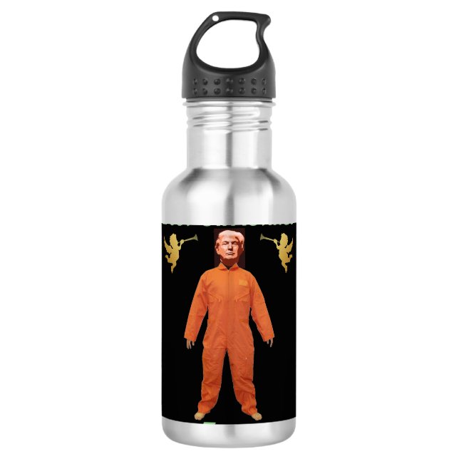 Garrafa de água da Prisoneira Trump (Frente)
