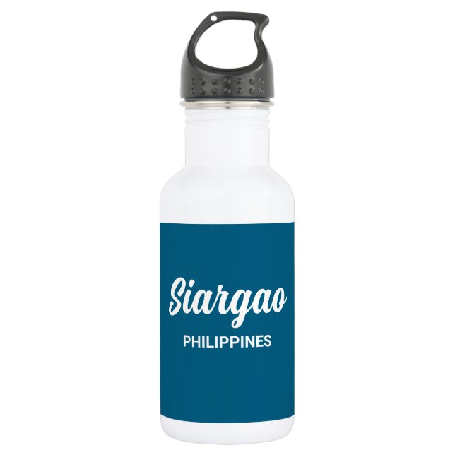 Garrafa de água das Filipinas Siargão (Frente)