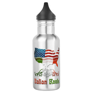 Garrafa de água das raízes italianas americanas