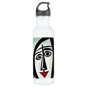 Garrafa de água de abstrato art