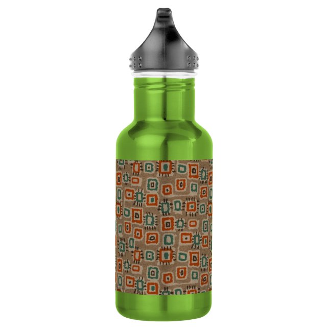 Garrafa de Água de Aço Inox com Arte de Remendos d (Direita)