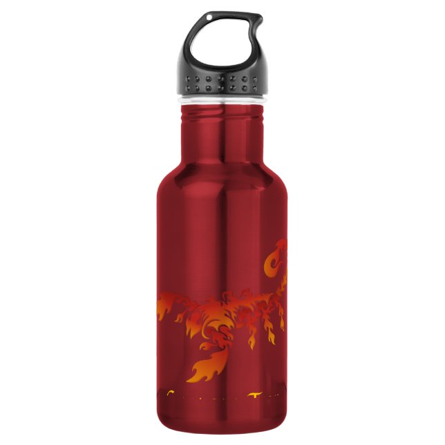 Garrafa de Água de Aço Inoxidable Flames Scorpion (Frente)
