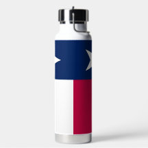 Garrafa de água de aço inoxidável com a bandeira d
