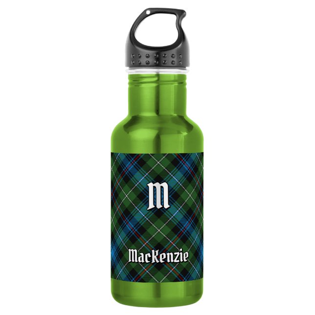 Garrafa de água de aço inoxidável com tartan do cl (Frente)