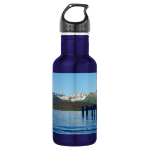 Garrafa de água de aço inoxidável da beleza marinh