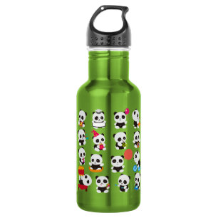 Garrafa de Água de Aço Inoxydável Panda Design