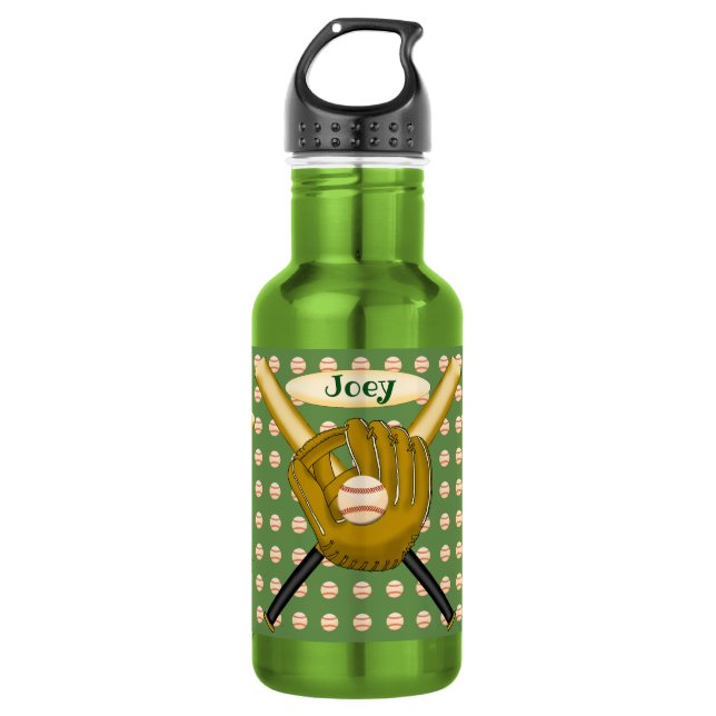 Garrafa de água de beisebol (Frente)