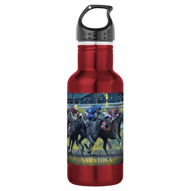 Garrafa de Água de Corrida de Saratoga (Frente)