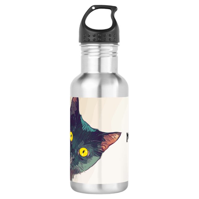 Garrafa de água de Design de Gato de Pequim (Frente)