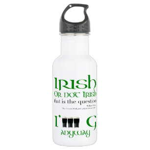 Garrafa de água de Dia de São Patrício irlandes