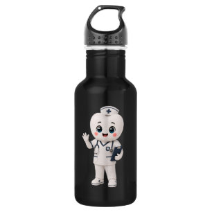Garrafa de Água de Enfermeira Kawaii Fofa Presen