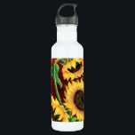 Garrafa de água de girassol<br><div class="desc">Belos Três Garrafas De Água,  Luminosas - Pintura MIGNADA</div>