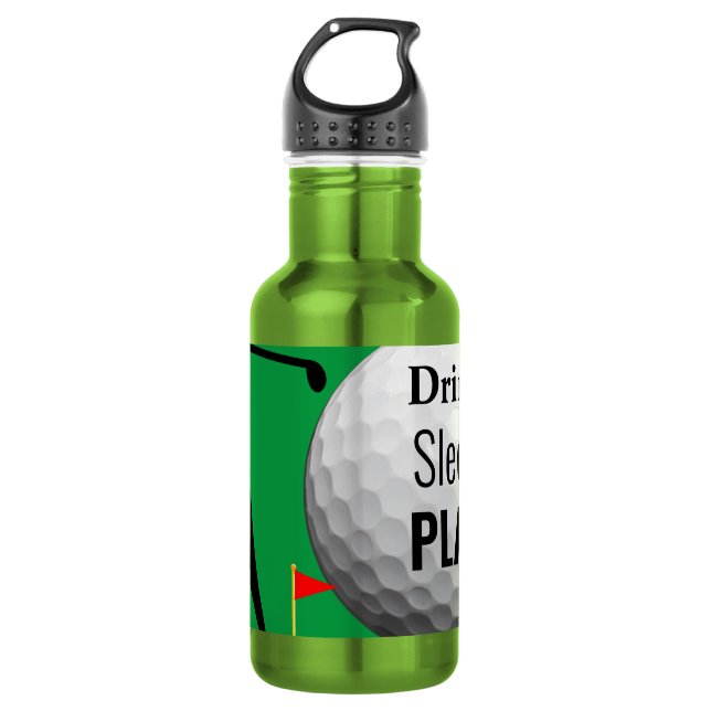 Garrafa de água de golfe personalizada (Frente)