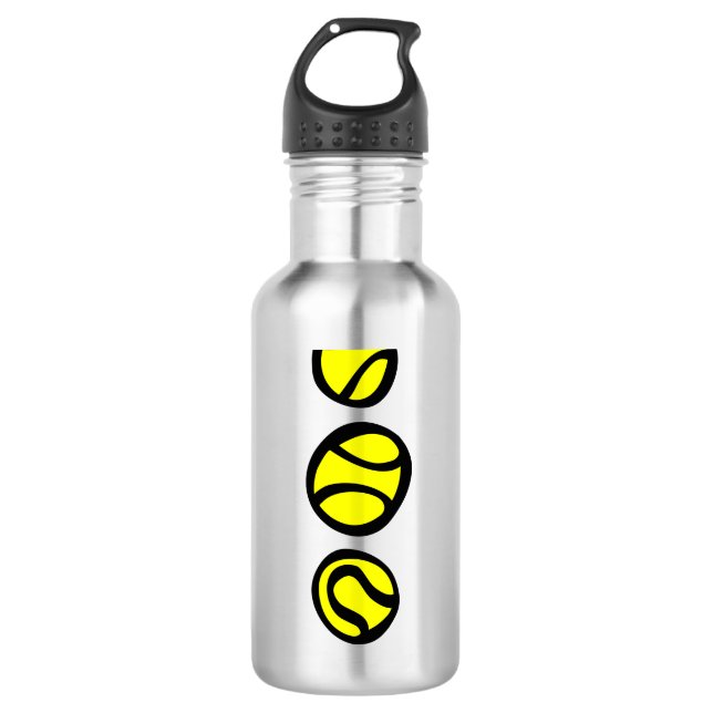 Garrafa de água de tênis personalizada de 24 oz (Frente)