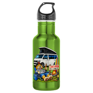 Garrafa de Água Divertida Van de Camping Vida Difí