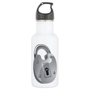 Garrafa de água do cadeado