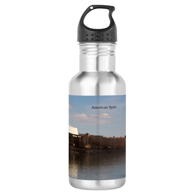 garrafa de água do Espírito Americano (Frente)