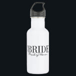 Garrafa de água do grupo de Madrinhas de casamento<br><div class="desc">Personalize o texto personalizado acima. Você pode encontrar itens de coordenação adicionais na nossa coleção "Para Noiva de Equipe".</div>