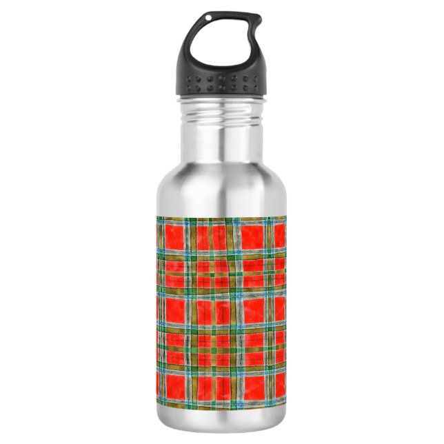 Garrafa de água do MAC BAIN TARTAN 24oz (Frente)