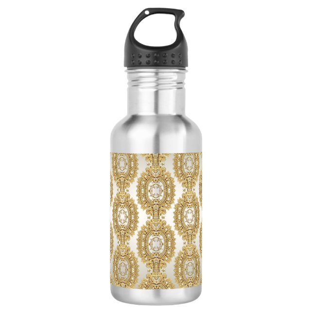 Garrafa de água do Ornamentado Dourado (Frente)
