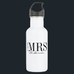 Garrafa de água do Partido Bridal da Sra. Bride<br><div class="desc">Personalize o texto personalizado acima. Você pode encontrar itens de coordenação adicionais na nossa coleção "Para o futuro Sra.".</div>