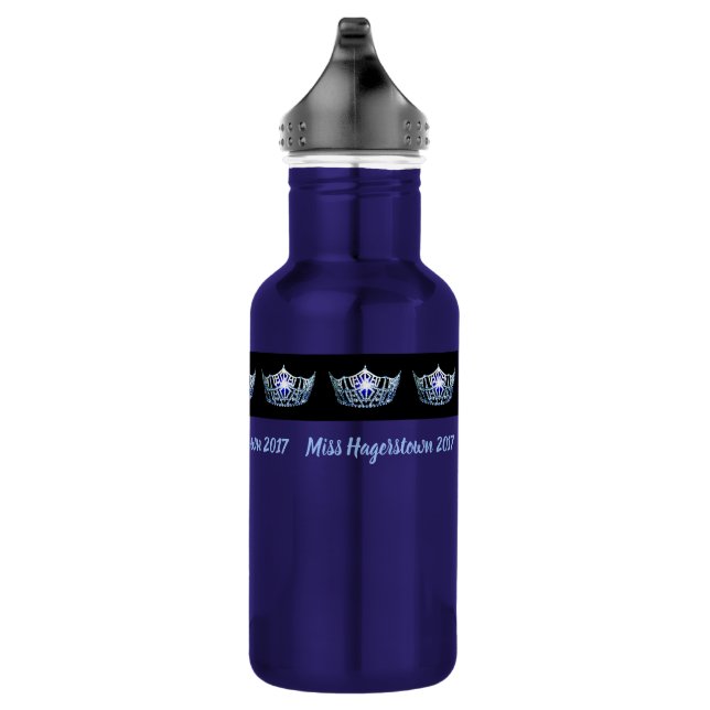 Garrafa de água do Pexagão Silver-Blu Crown da Amé (Direita)