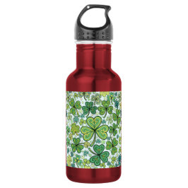 Garrafa de água esportiva Elegant Blue e Green Sha