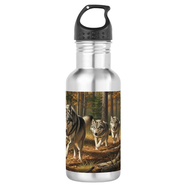 Garrafa de água estilo lobo 1 (Frente)