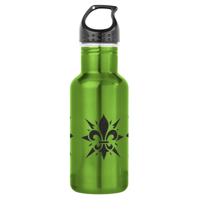 Garrafa de água "Fleur-de-lis Estilizada" (Frente)