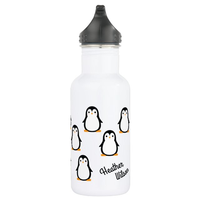 Garrafa De Água Para Crianças Cutes De Pinguim Com (Direita)