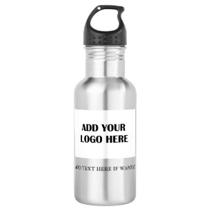 Garrafa de água personalizada, adicione o logotip