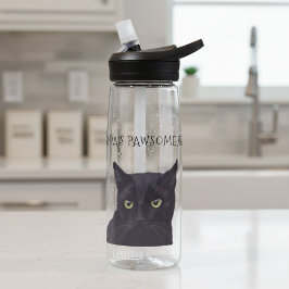 Garrafa de Água Personalizada com Nome de Gato Pre