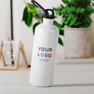 Garrafa de água personalizada de 18 oz com logoti