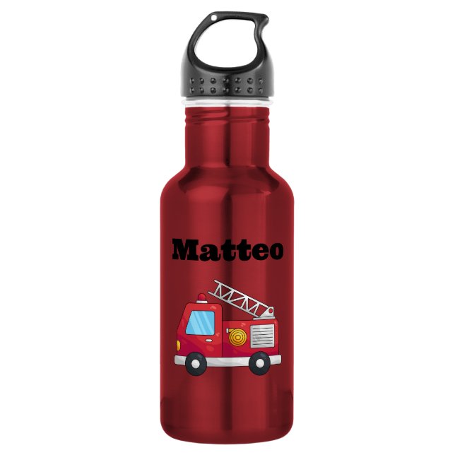 Garrafa de Água Personalizada de Caminhão de Bombe (Frente)