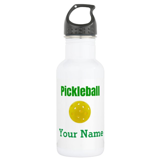 Garrafa de Água Personalizada de Pickleball (Frente)