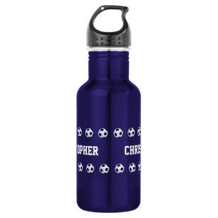 Garrafa de água, personalizada, futebol,