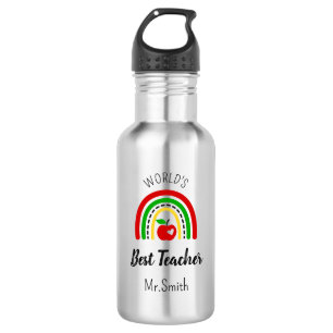 Garrafa de Água Personalizada Melhor Professor do