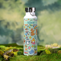 Garrafa de Água Personalizada para Crianças Alphal