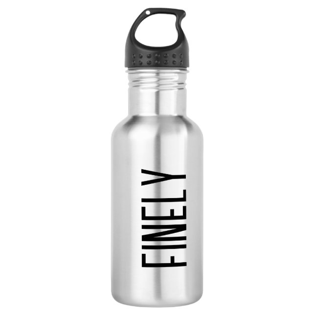 Garrafa de Água Personalizada para Crianças, Nome  (Frente)