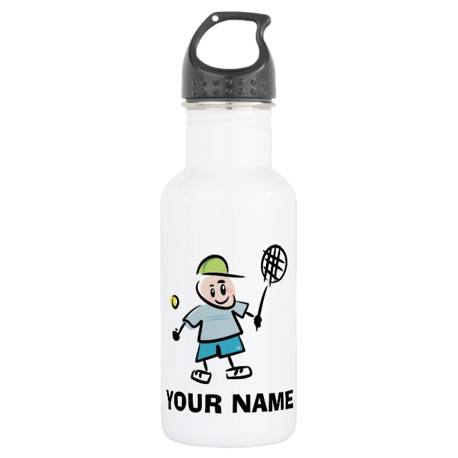 Garrafa de água personalizada para tênis para cria (Frente)