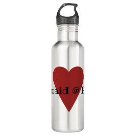 Garrafa de água "Sereia @ Coração"