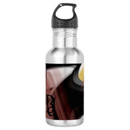 Garrafa de água Tendência Abstrato de Arte Negra