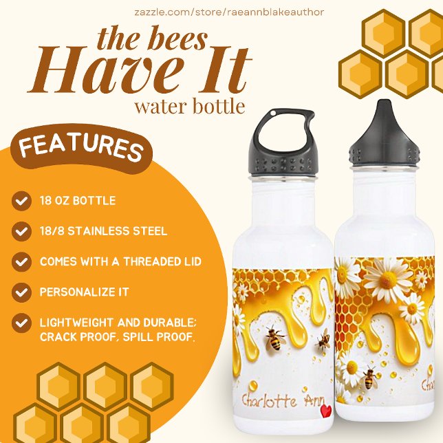 Garrafa de Água 'The Bees Have It' (Criador carregado)