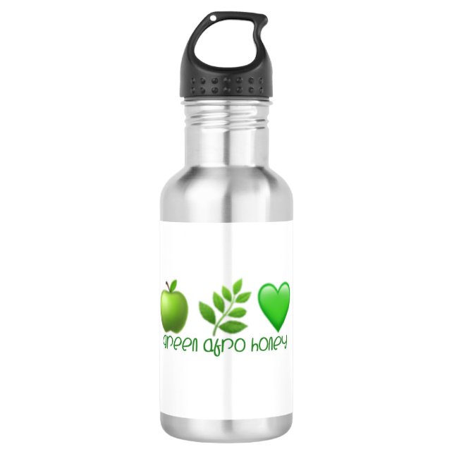 Garrafa de Água Verde Afro (Frente)