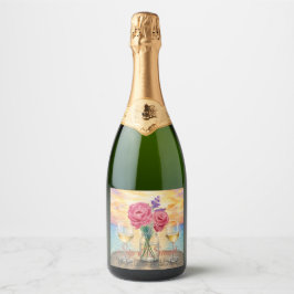 Garrafa de Champanhe Personalizada Sip & Sunset